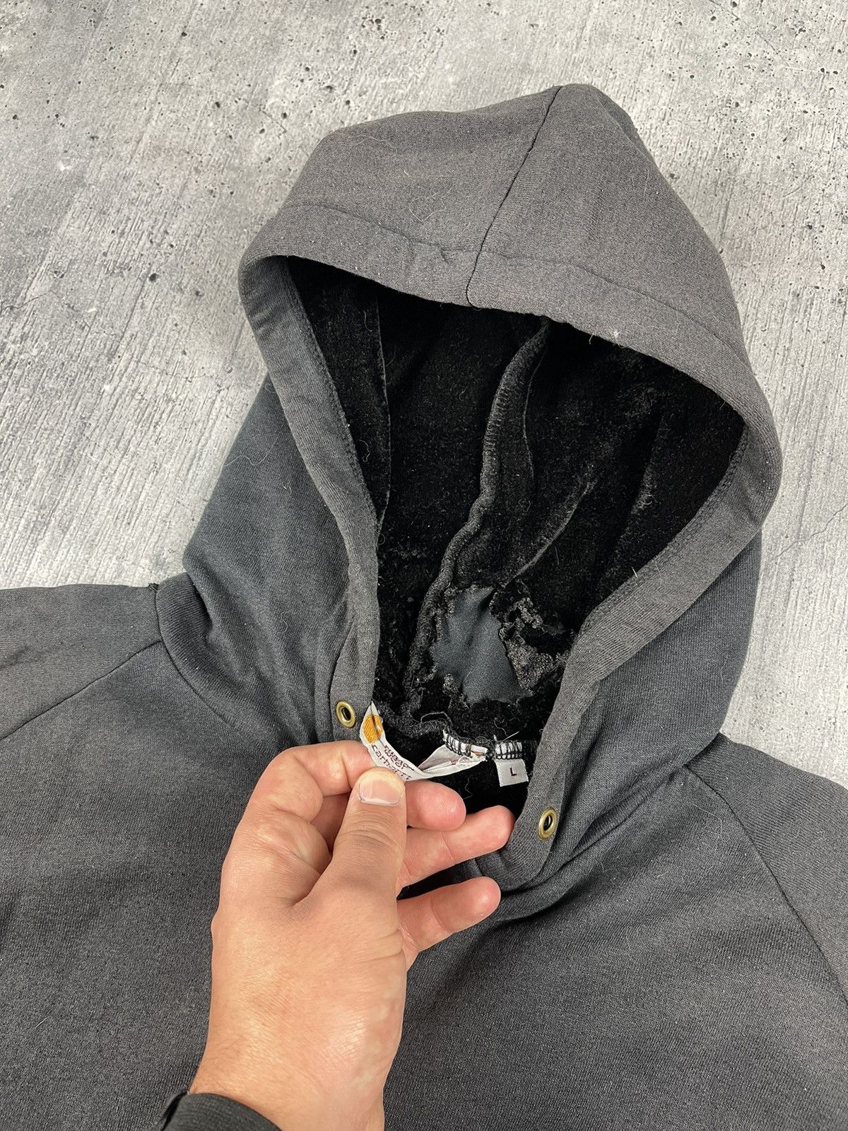 Carhartt Carhartt sun faded vintage boxy fit zip up hoodie hype rare Size US L / EU 52-54 / 3 - 6 Thumbnail