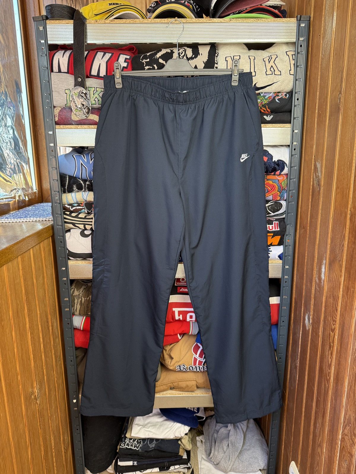 Japanese Brand Nike Vintage Pants Baggy Sweatpants Drill Japanese Hype Y2K Size US 38 / EU 54 - 1 Thumbnail