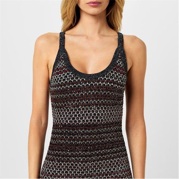 Missoni o1g2r1mq1124 Sleeveless Dress in Multicolor Size M / US 6-8 / IT 42-44 - 3 Thumbnail