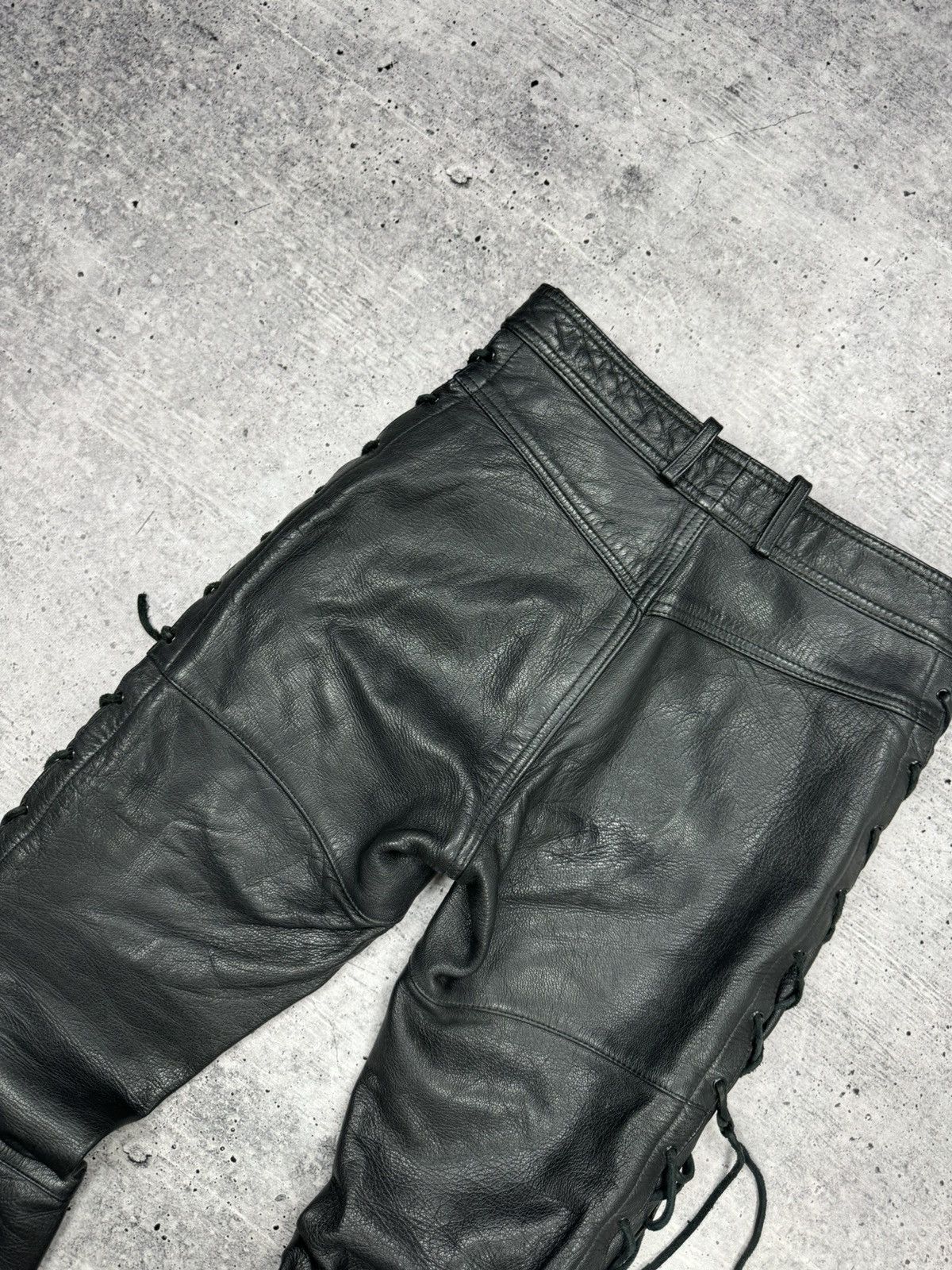 Genuine Leather Vintage 90’s Y2K Style Casual Cowboy Genuine Leather Pants Size US 30 / EU 46 - 22 Thumbnail