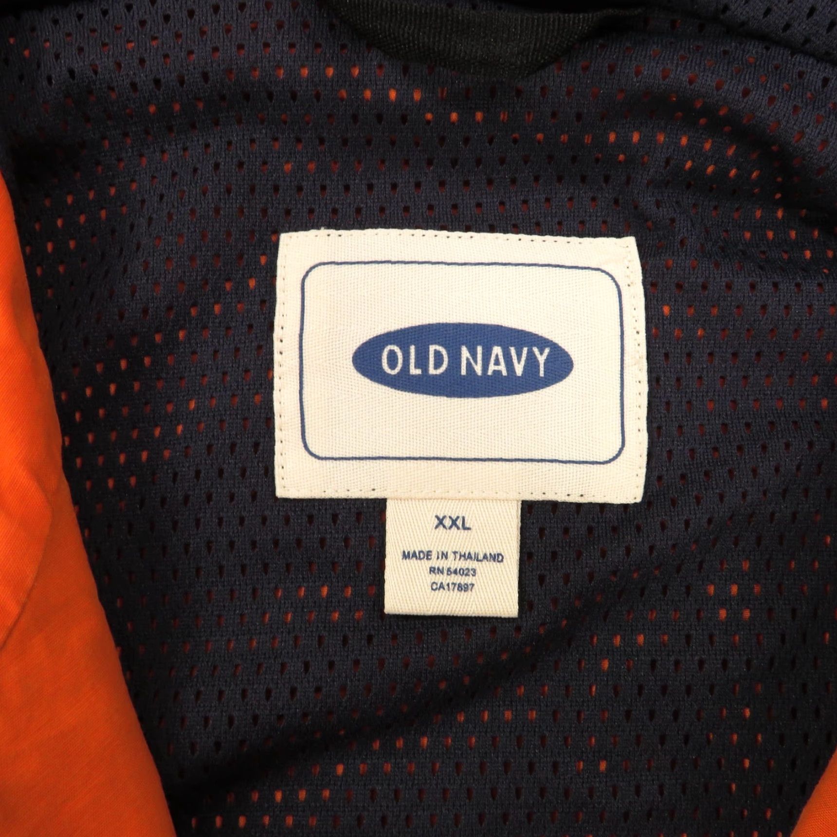 Old Navy VINTAGE Old Navy Jacket Mens 2XL Windbreaker Hooded Anorak Orange 90s Logo Zipper Pockets Soft Shell Nylon Wind-Resistant Size US XXL / EU 58 / 5 - 6 Thumbnail
