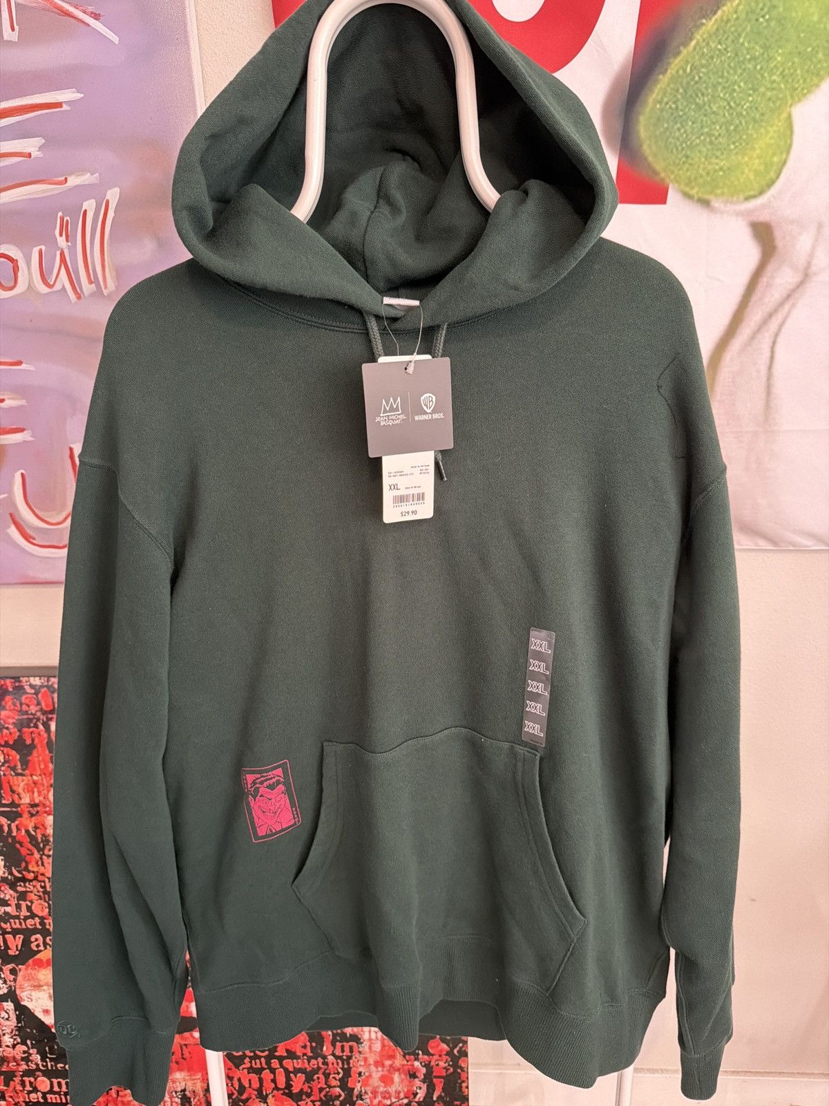 Uniqlo Uniqlo x Basquiat Joker Hoodie Size US XXL / EU 58 / 5 - 3 Thumbnail