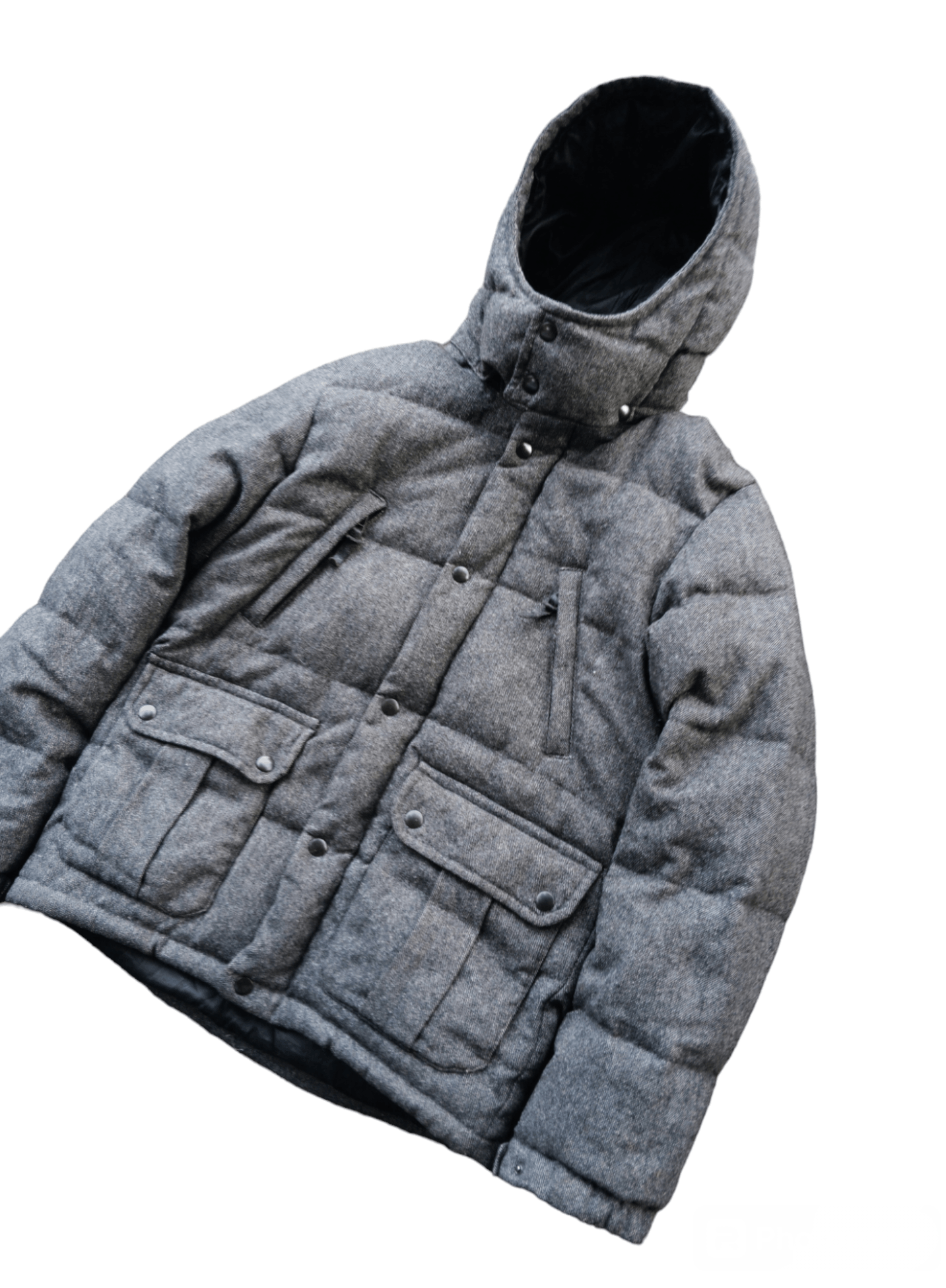 Japanese Brand wool men's bigi puffer jacket Size US M / EU 48-50 / 2 - 6 Thumbnail