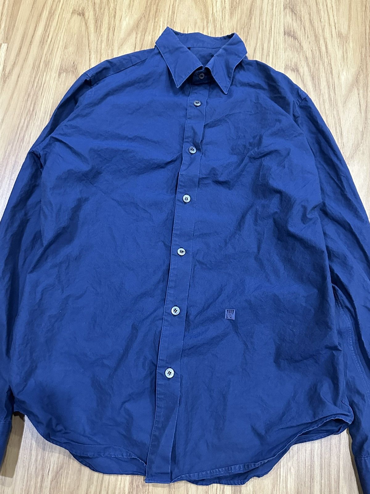 N.Hoolywood N.Hoolywood x Mister Hollywood Heavy Cotton Blue Shirt Size US S / EU 44-46 / 1 - 6 Thumbnail