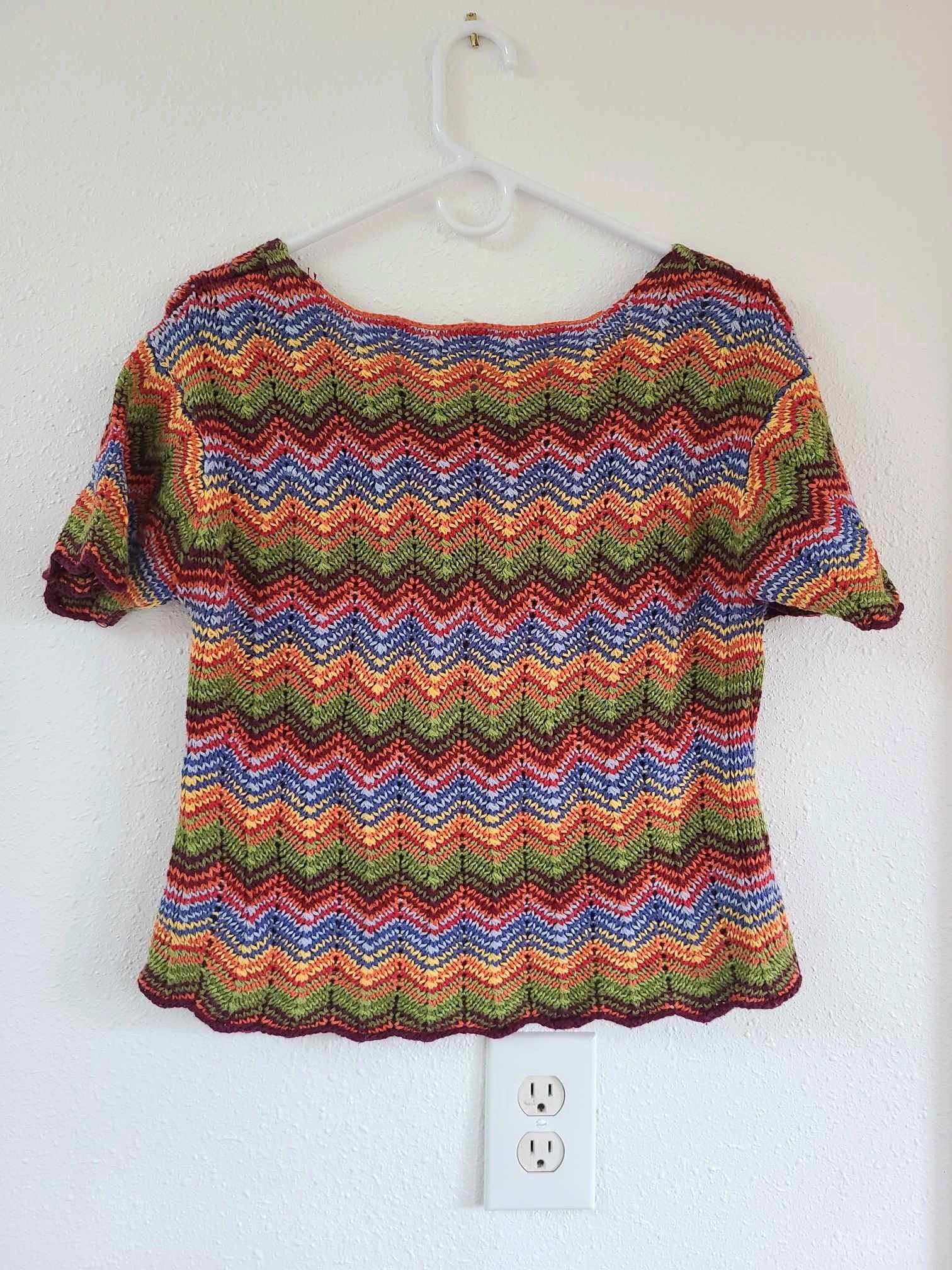 Express Vintage Express Tricot Boho Hippie Knit Top Size M / US 6-8 / IT 42-44 - 7 Thumbnail