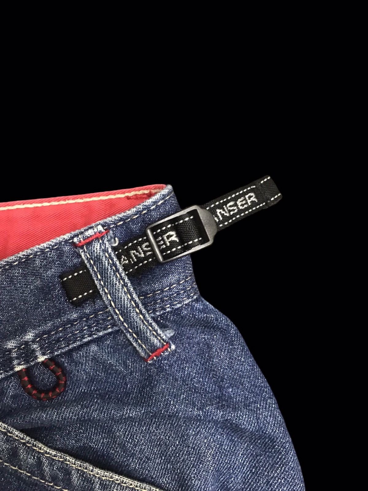 Japanese Brand 💥BAGGY💥TRANSER BAGGY RAPPER DENIM F294 Size US 27 - 6 Thumbnail