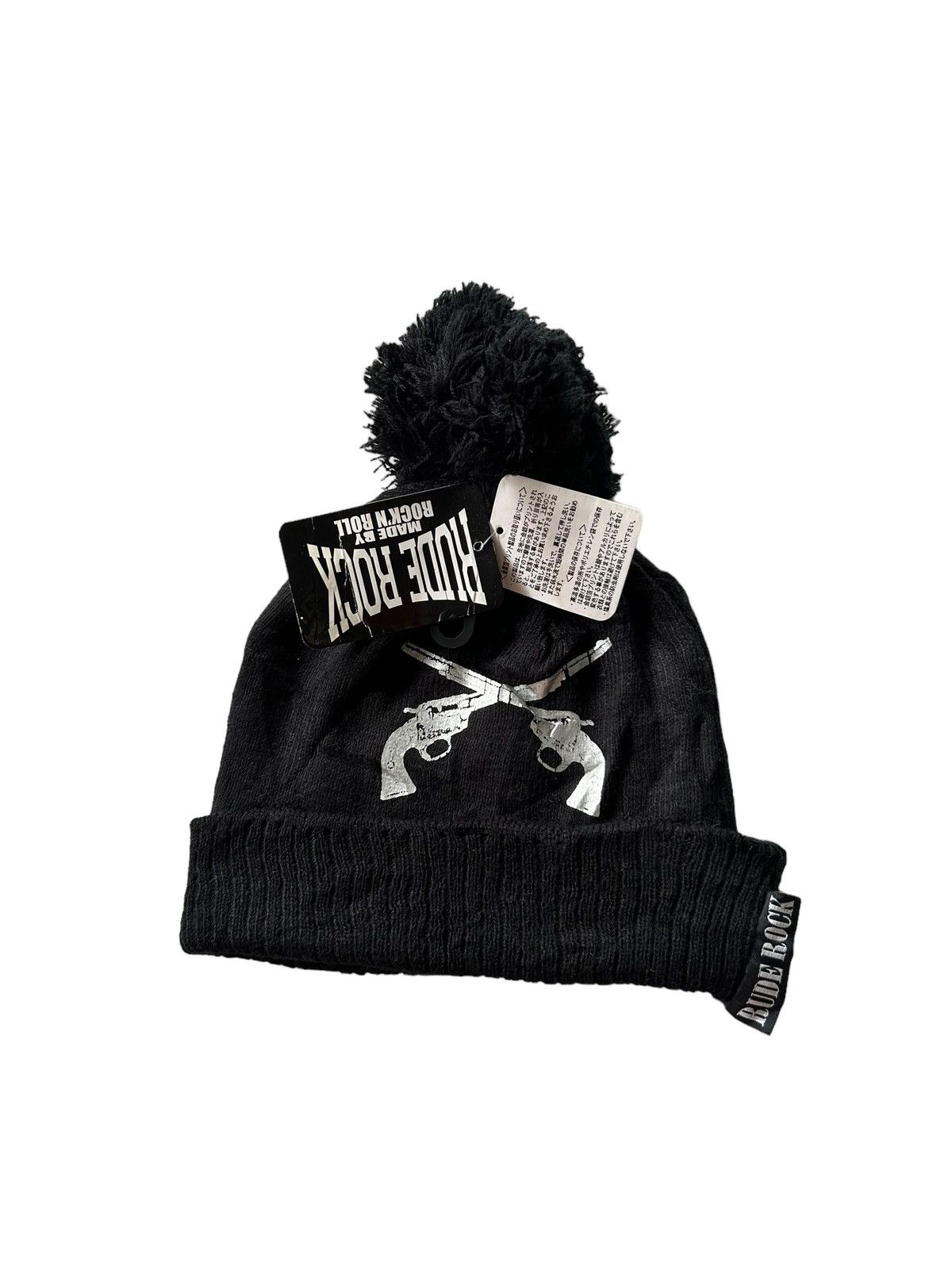 14th Addiction × Hysteric Glamour × Japanese Brand MADE BY ROCK N' ROLL RUDE ROCK BEANIE HATS☠️🎌🎌 Size ONE SIZE - 3 Thumbnail