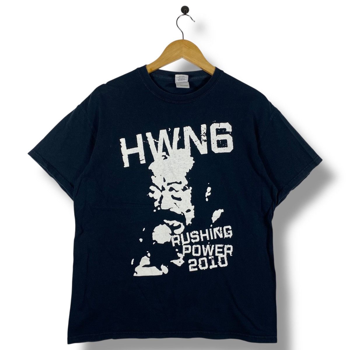 Band Tees Japanese Band HAWAIIAN6 Rushing Power 2010 Tour Tee Shirt Size US M / EU 48-50 / 2 - 1 Thumbnail