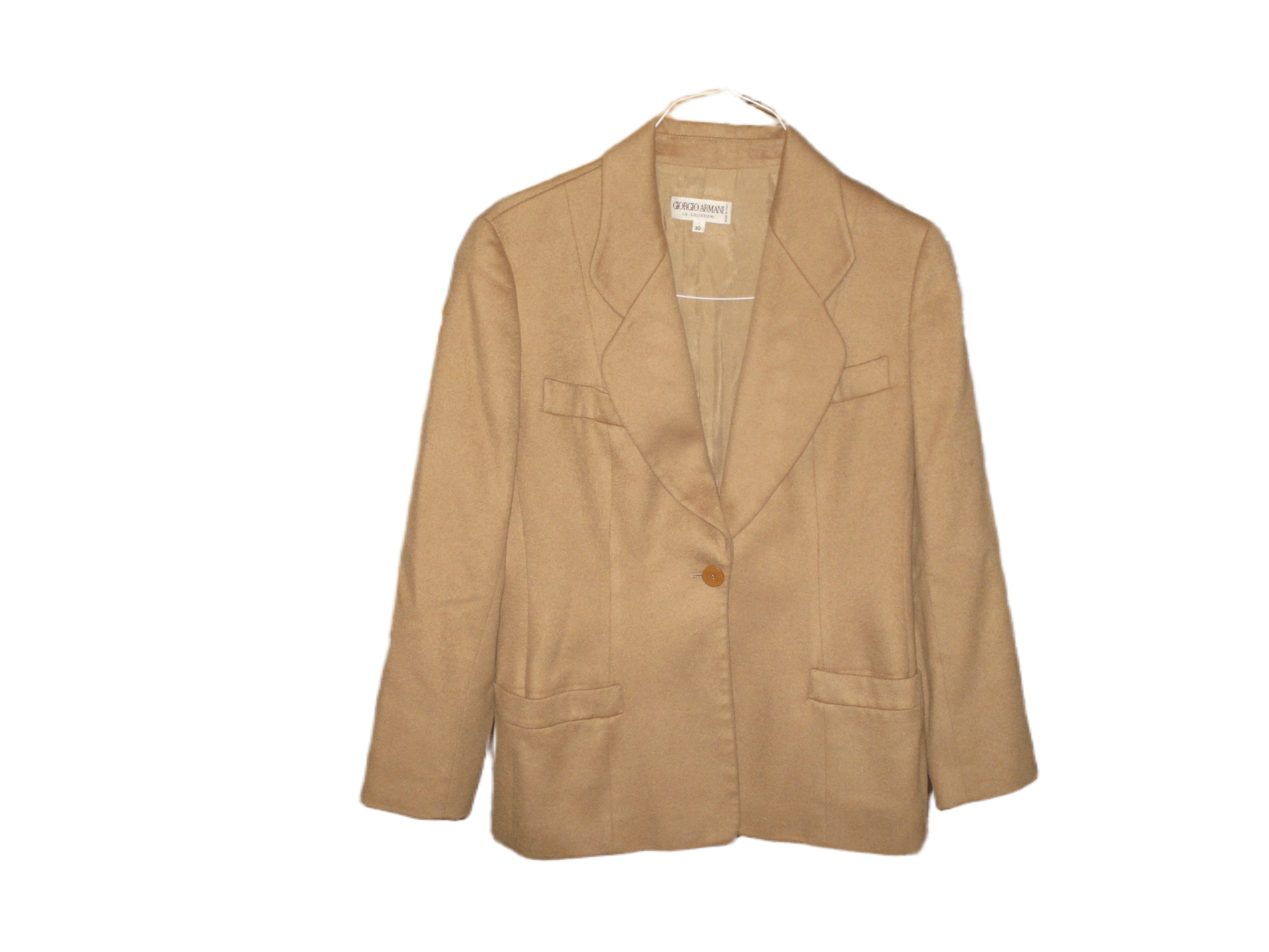 Giorgio Armani Rare Vintage 1990s Giorgio Armani Wool Cashmere Jacket Coat Size M / US 6-8 / IT 42-44 - 1 Thumbnail