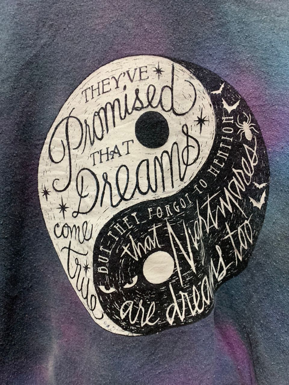 Other Y2K Tie Dye Ying Yang Style Sweatshirt Size US XL / EU 56 / 4 - 6 Thumbnail
