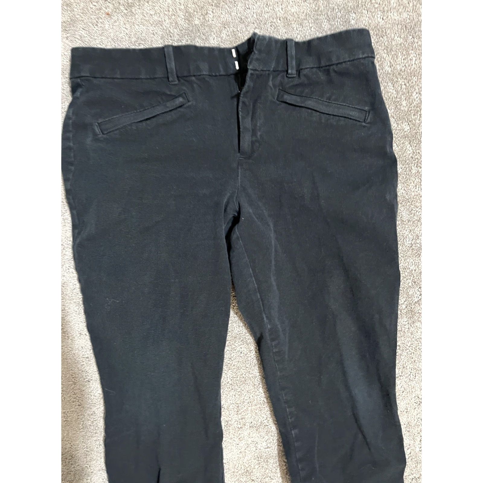 Gap Gap Pants Women's 10 Black Skinny Ankle Stretch Denim Cotton Blend 25in Inseam Solid Womens Size 32" / US 10 / IT 46 - 2 Thumbnail