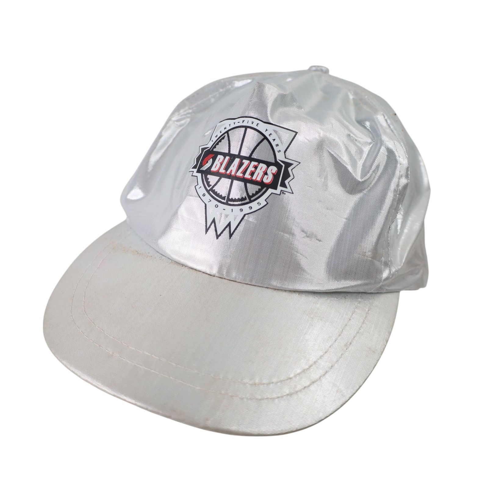NBA × Vintage VTG 90s Portland Blazers 25th Anniversary Snapback Hat Size ONE SIZE - 1 Thumbnail
