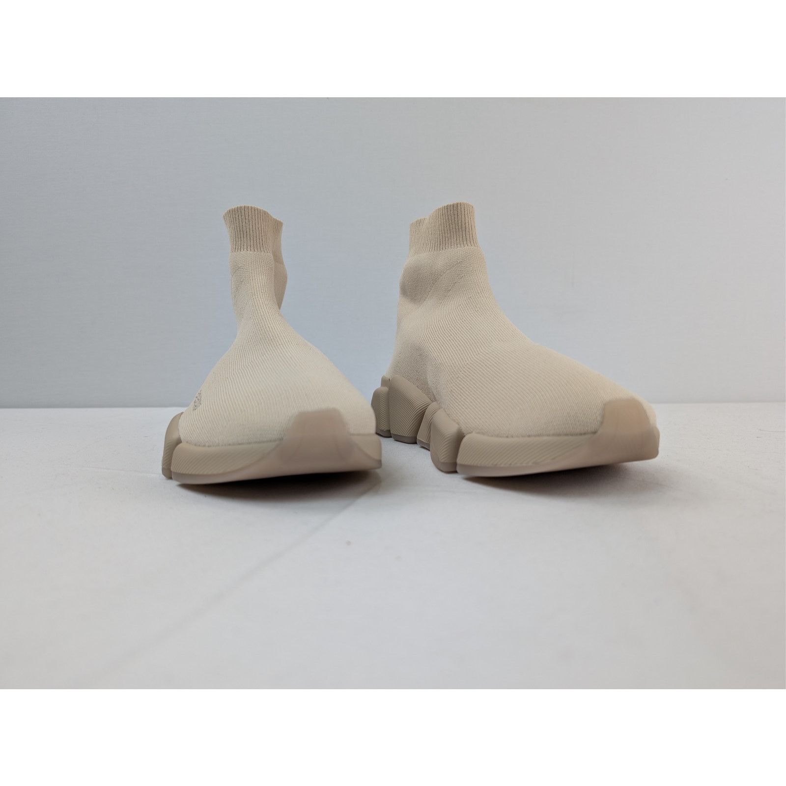 Balenciaga o1rshd1 Speed 2.0 Re Cycled Sneakers in Sand Beige Size US 7 / EU 40 - 6 Thumbnail