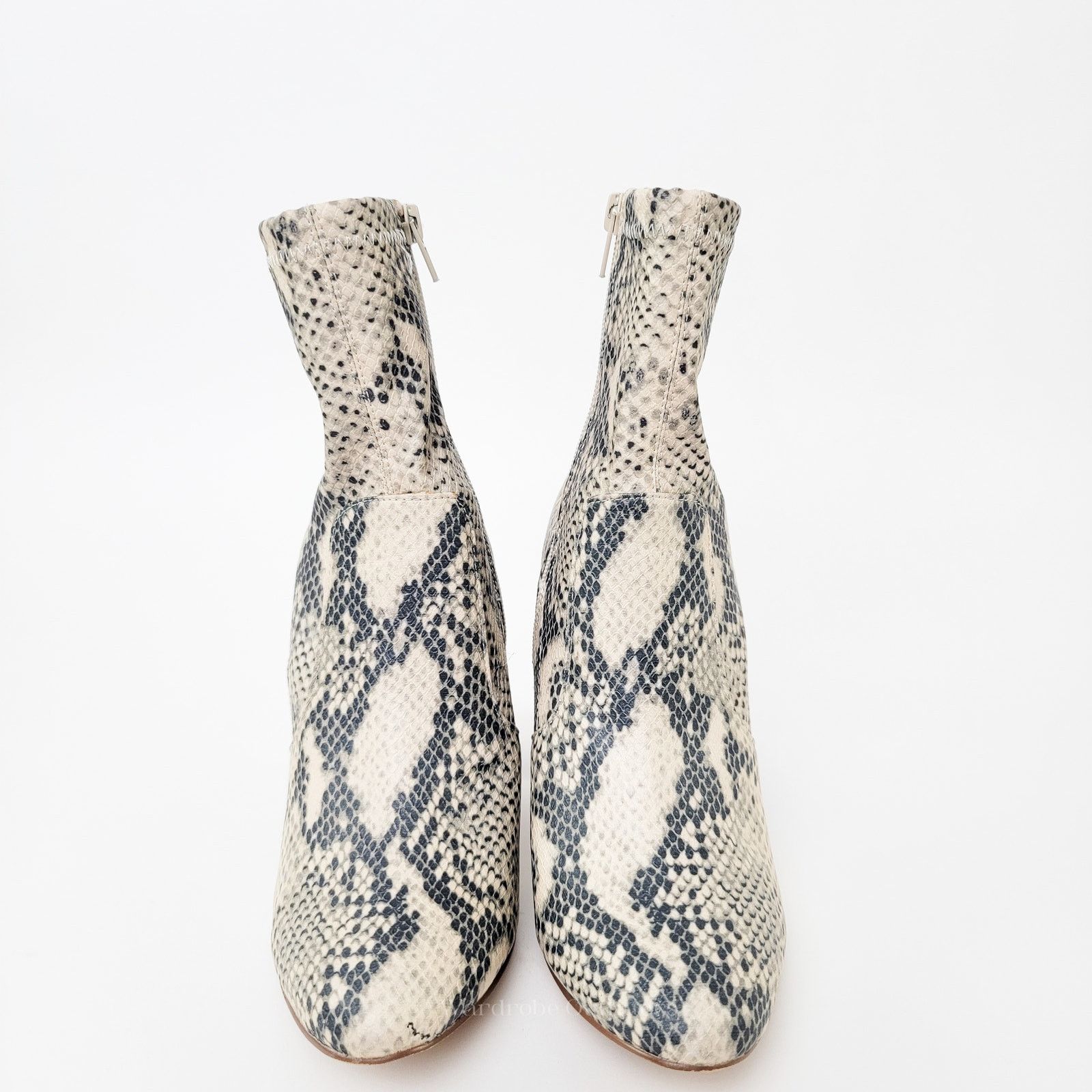 Steve Madden Steve Madden Chunky Block Heel Chelsea Snake Skin Boots Size US 8.5 / IT 38.5 - 7 Thumbnail