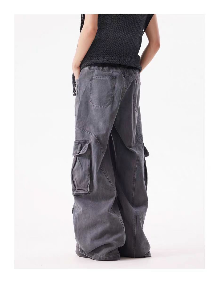 Designer × Japanese Brand × Vintage Vintage Street Multi-Pocket Hip Hop Casual Work Pants Size US 32 / EU 48 - 6 Thumbnail