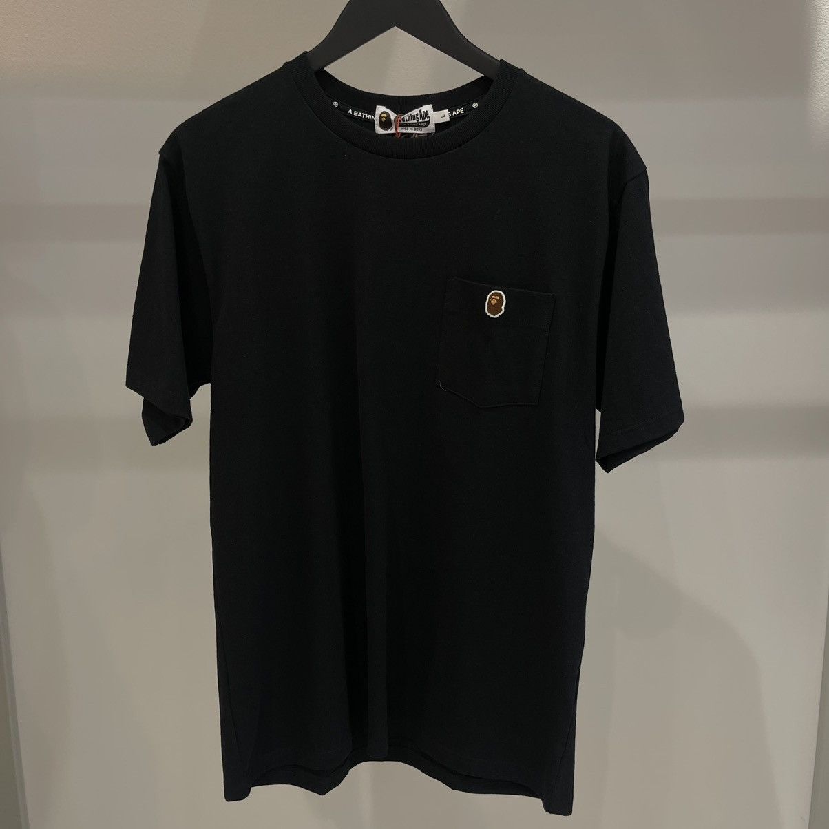 Bape Bape A Bathing Ape Head One Point Pocket Tee Size US L / EU 52-54 / 3 - 1 Thumbnail