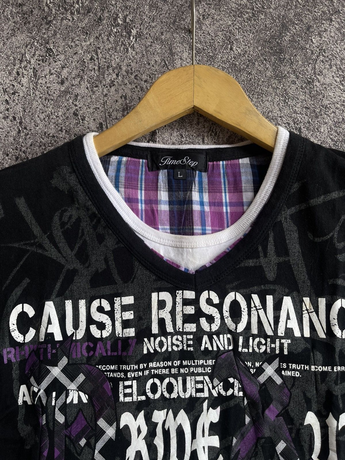 If Six Was Nine × Japanese Brand Y2k Time step double layer tshirt Size US L / EU 52-54 / 3 - 3 Thumbnail