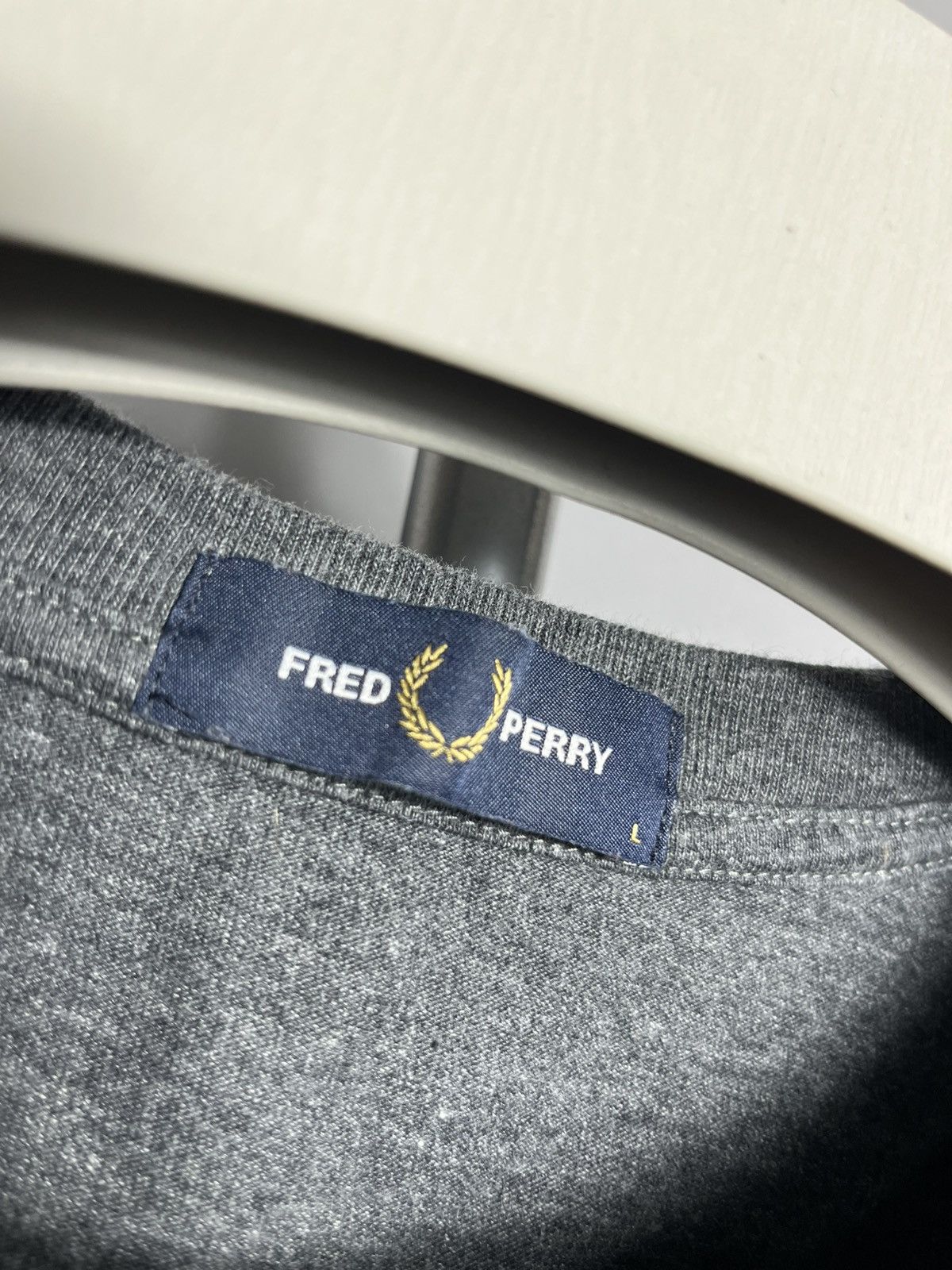 Fred Perry Fred Perry long sleeve t-shirt men’s cotton grey y2k casual Size US L / EU 52-54 / 3 - 6 Thumbnail