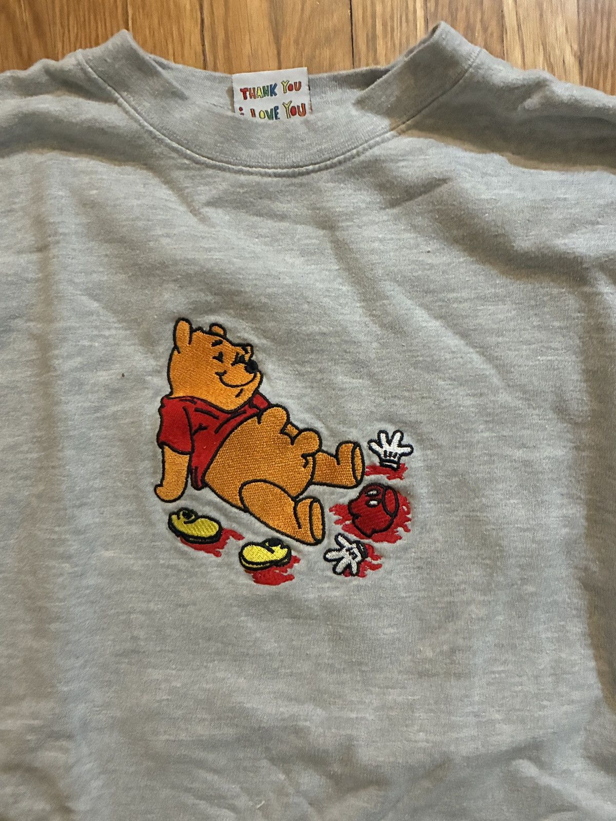 Vintage Porous Walker Winnie the Pooh Sweater Size US S / EU 44-46 / 1 - 2 Thumbnail