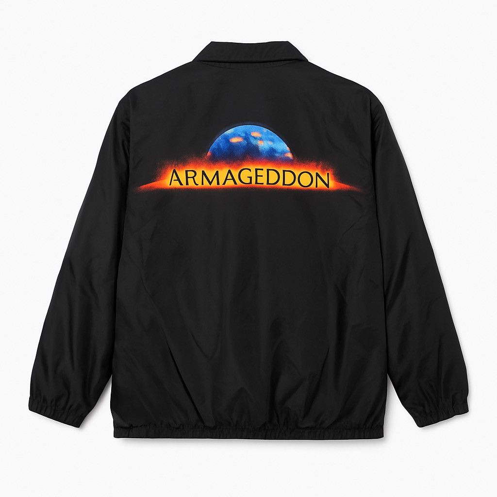 Vintage Vintage 1998 Armageddon Movie Promo Coach Jacket Black Size US L / EU 52-54 / 3 - 1 Thumbnail
