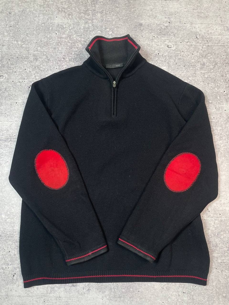 Bally Bally Merino Wool Half 1/3 Zip Sweater Y2K Size US XL / EU 56 / 4 - 7 Thumbnail