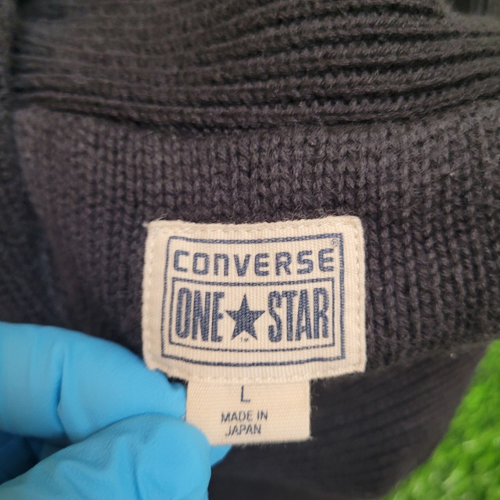 Converse Converse One Star Made In Japan Shawl Collar Sweater Small Size US S / EU 44-46 / 1 - 4 Thumbnail