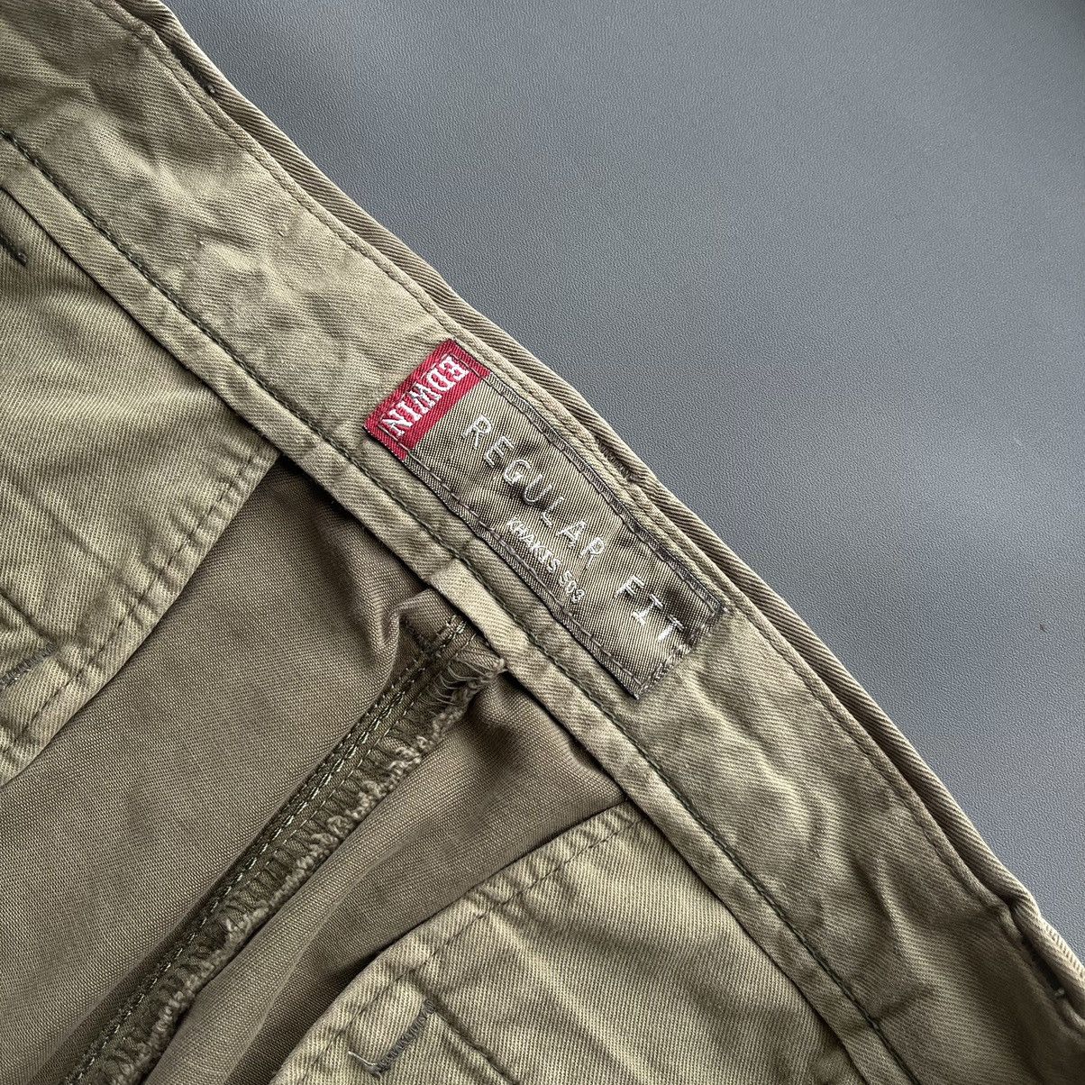 Edwin × Japanese Brand Edwin Khakis 503 Reguler Fit 34x33 Size US 32 / EU 48 - 3 Thumbnail