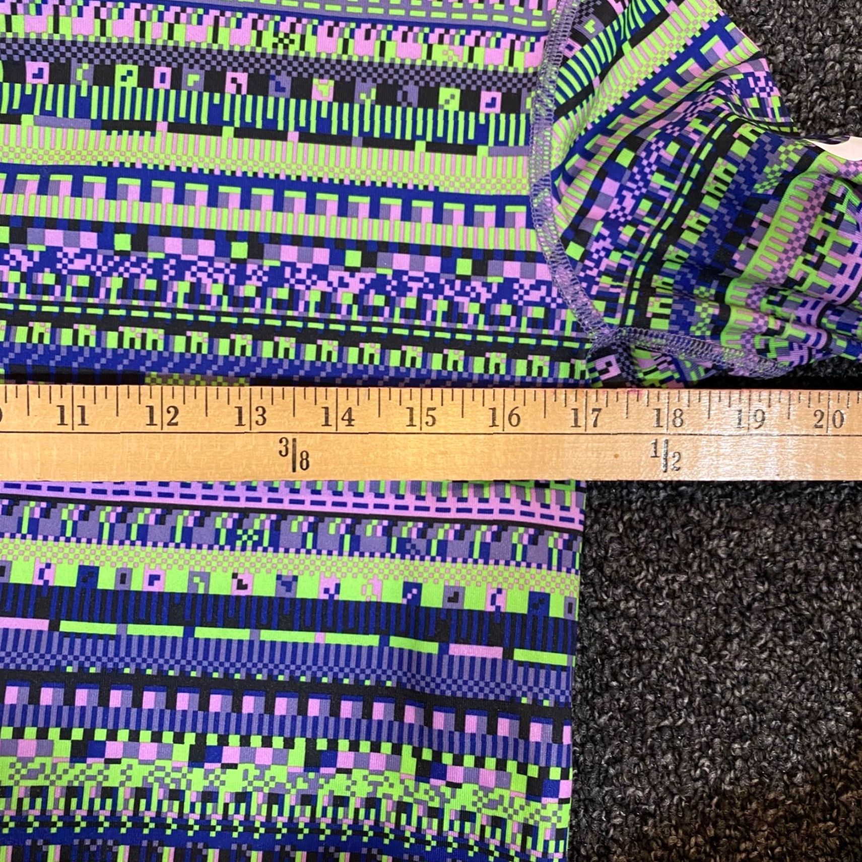 Nike Nike Pullover Womens Medium Green Purple Geometric Dri-Fit Lightweight Running Size M / US 6-8 / IT 42-44 - 5 Thumbnail