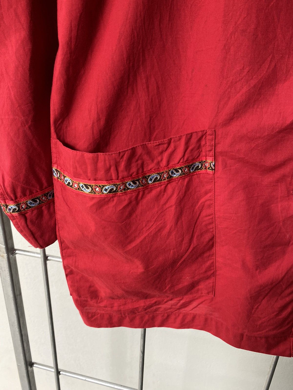 Kenzo KENZO Red Long-Sleeve Shirt Size M / US 6-8 / IT 42-44 - 7 Thumbnail