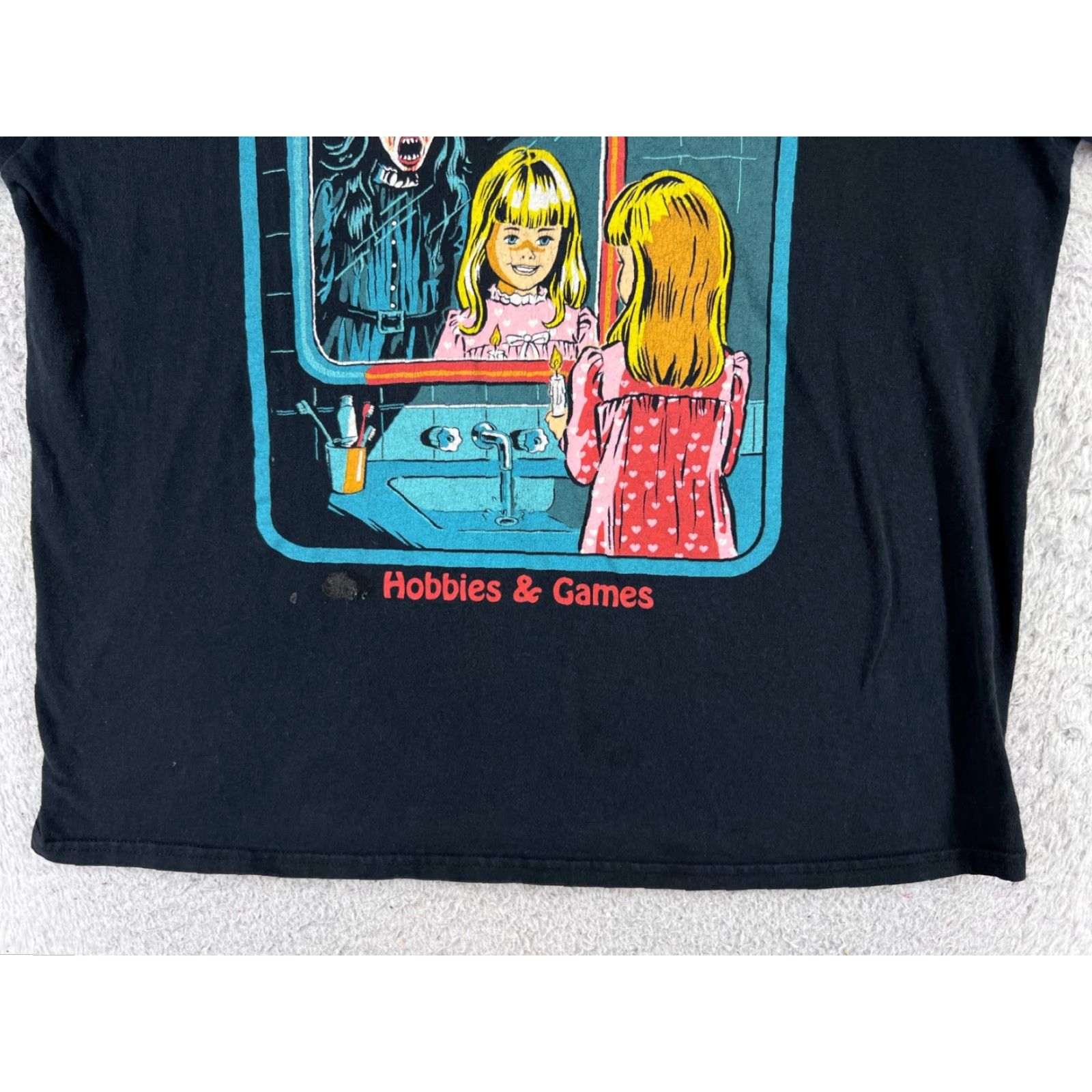 CO Creepy Co Shirt Adult L Black Cotton Jersey Crew Neck T-Shirt Logo Vintage Mens Art City Comics Designer All Seasons Breathing Quick Dry Size US L / EU 52-54 / 3 - 5 Thumbnail