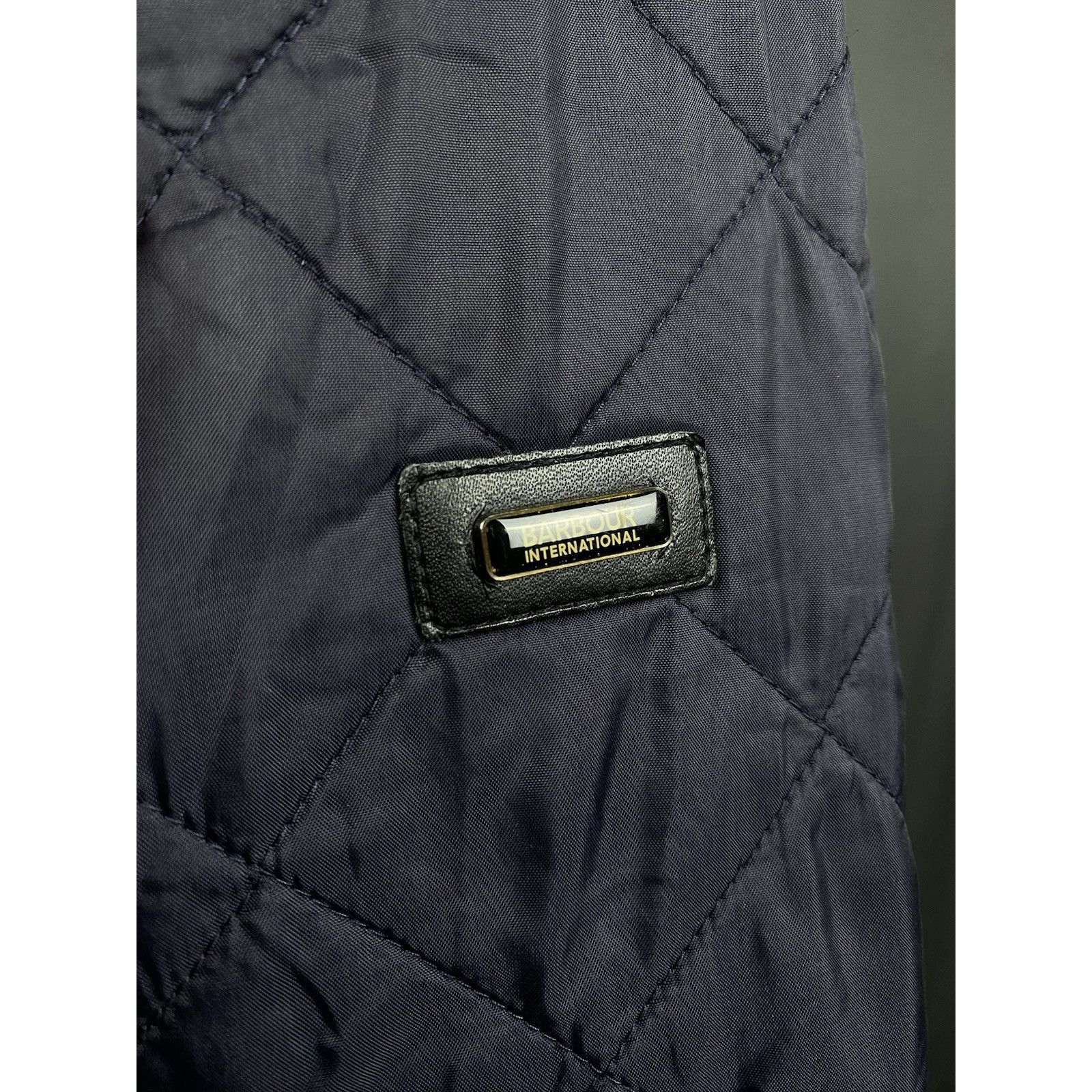 Barbour Barbour International Quilt Flyer Men's Blue Quilted Jacket Size US XXL / EU 58 / 5 - 11 Thumbnail