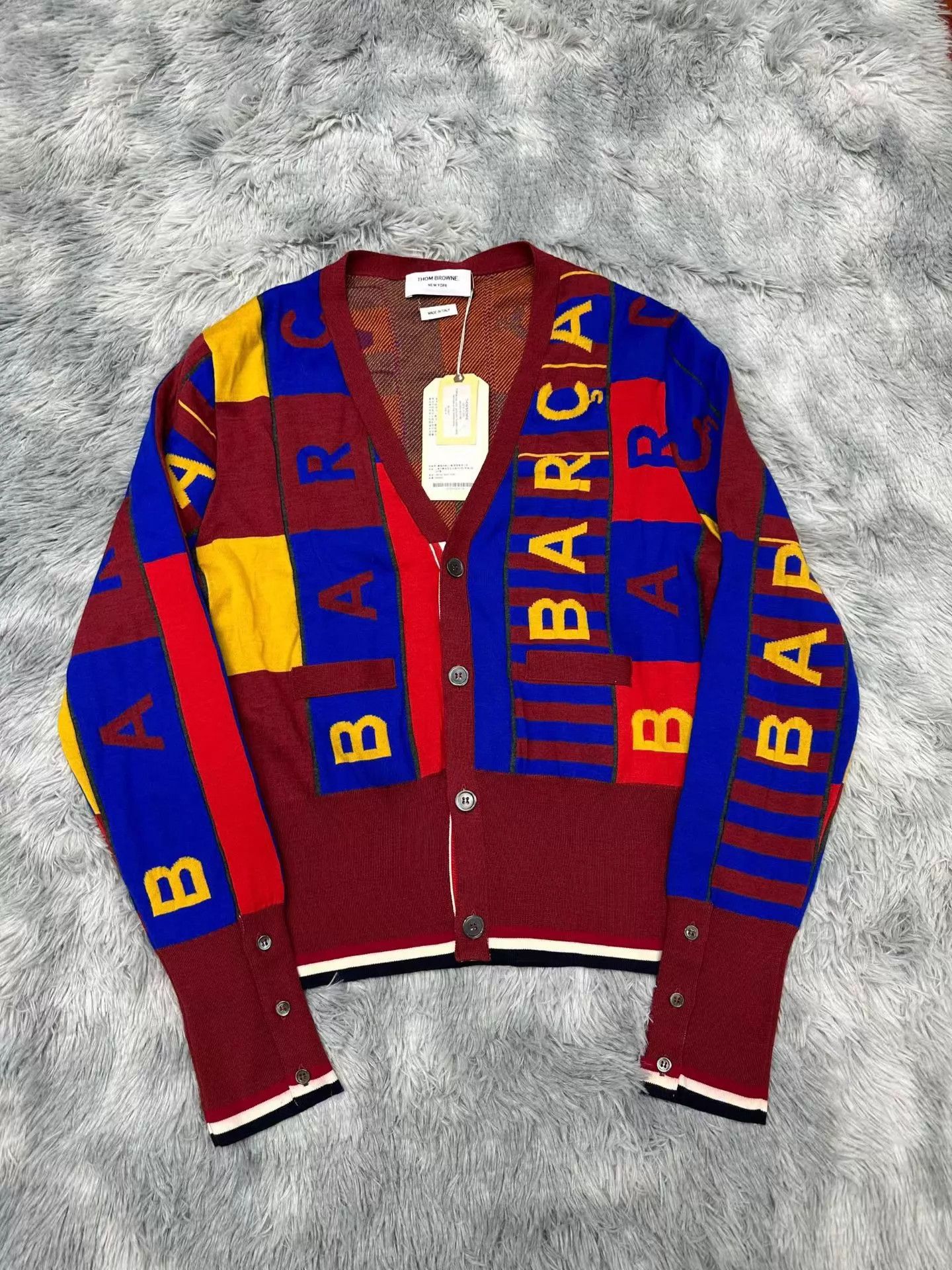 Thom Browne TB Barcelona Exclusive Cardigan Size 4 NWT Size US XL / EU 56 / 4 - 1 Thumbnail