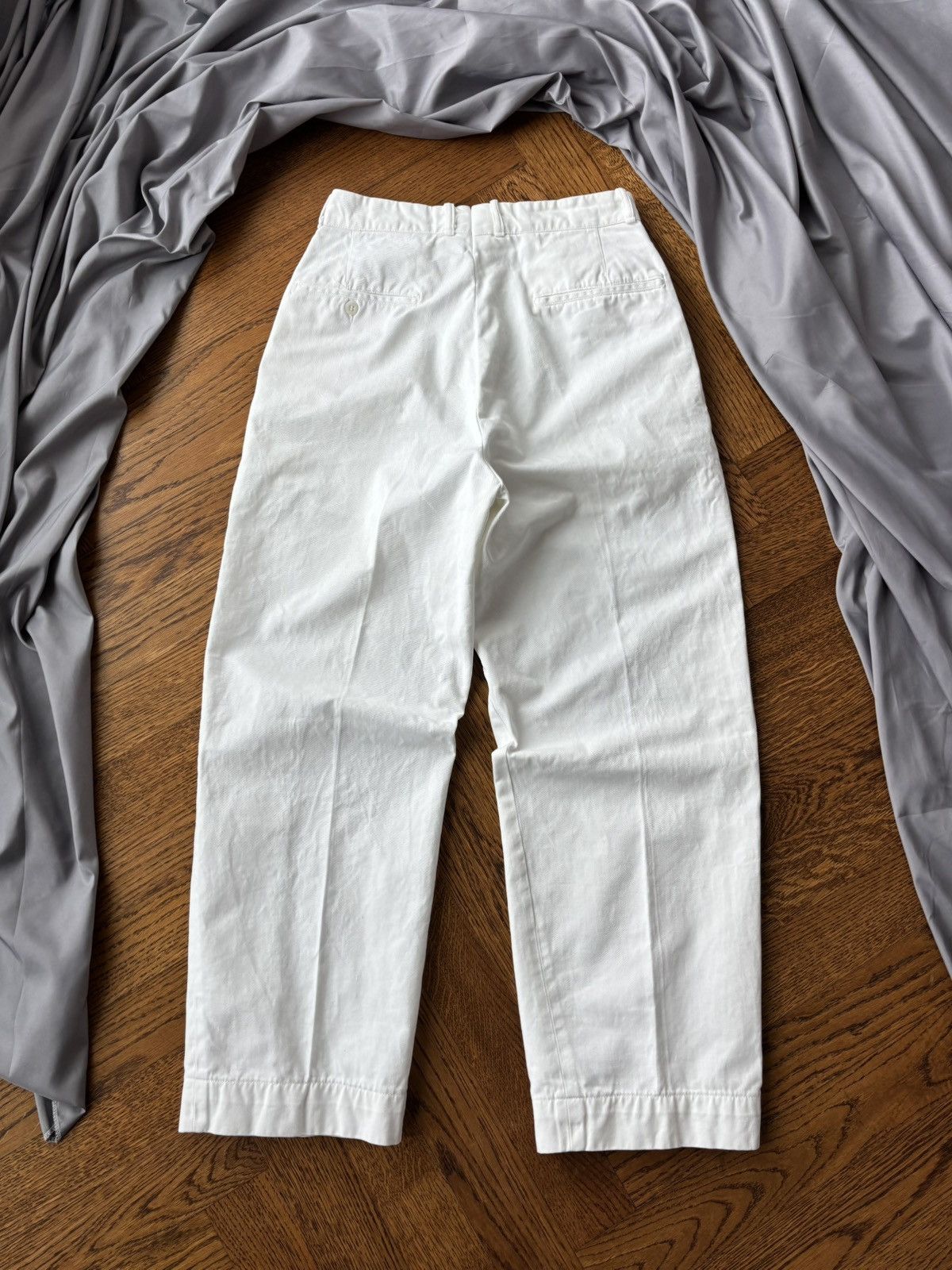 Vintage 1950s Trousers True Vintage Royal Canadian Navy Dress Pants Size 34R - 3 Thumbnail