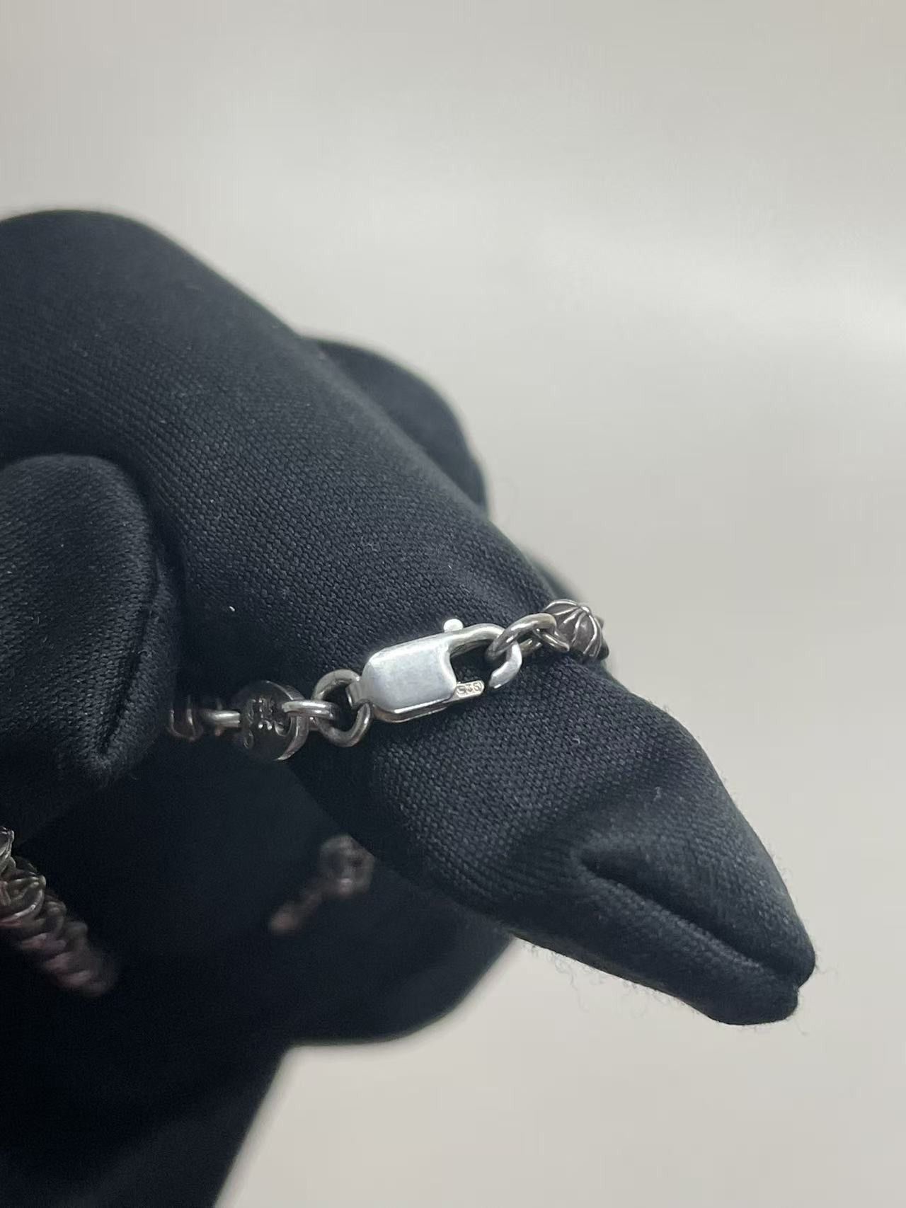 Chrome Hearts Chrome Hearts Silver Cross Ball Bead Chain Necklace Size ONE SIZE - 8 Thumbnail