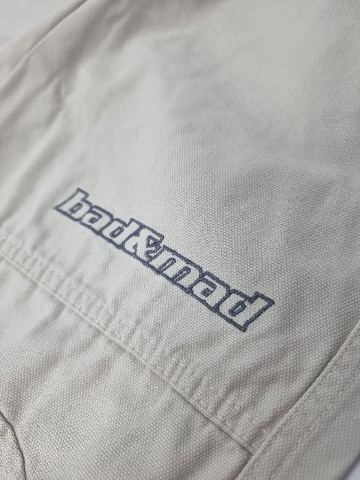 Japanese Brand × Vintage vintage Bad+Mad double knee baggy pants XS womens beige Size 26" / US 2 / IT 38 - 9 Thumbnail