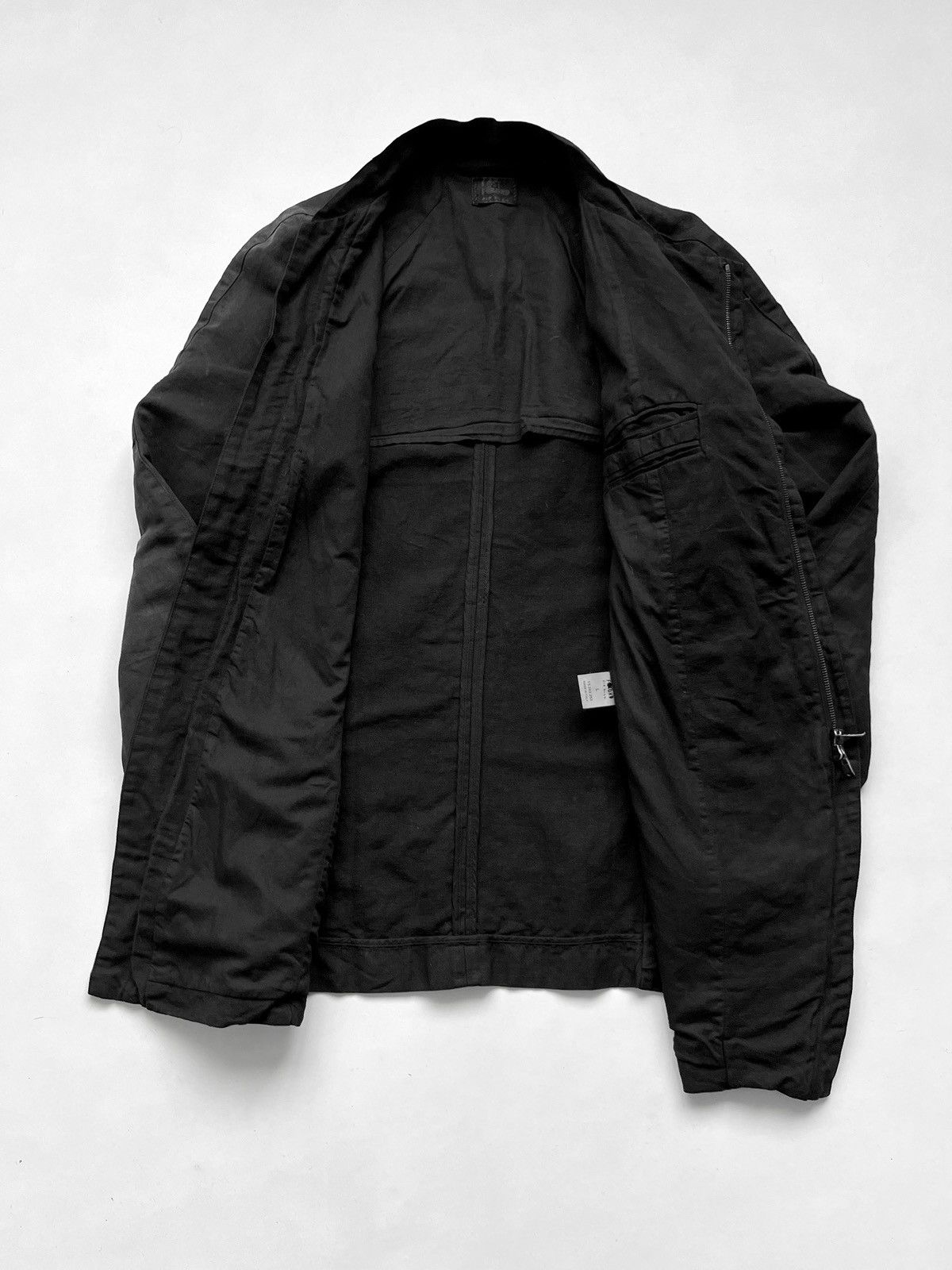 Individual Sentiments 🇮🇹Lost&Found Ria Dunn Linen Asymmetrical Heavy Zip Up Jacket Size US L / EU 52-54 / 3 - 15 Thumbnail