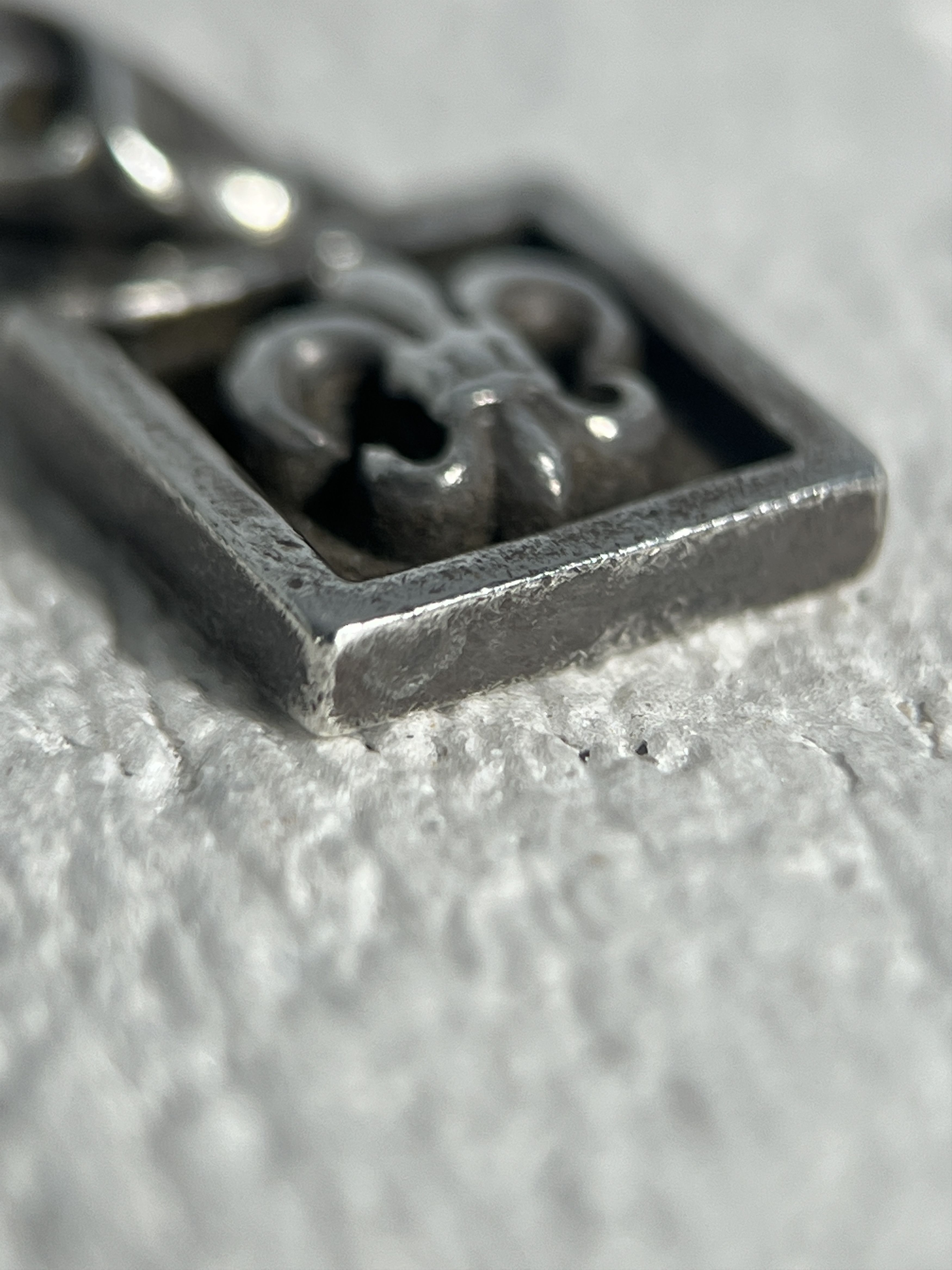 Chrome Hearts Chrome Hearts Fleur de Lis Square Pendant 925 Size ONE SIZE - 4 Thumbnail
