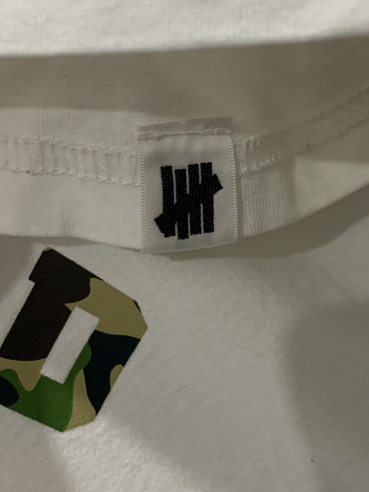 Bape Bape x undefeated College Tee Size US M / EU 48-50 / 2 - 4 Thumbnail