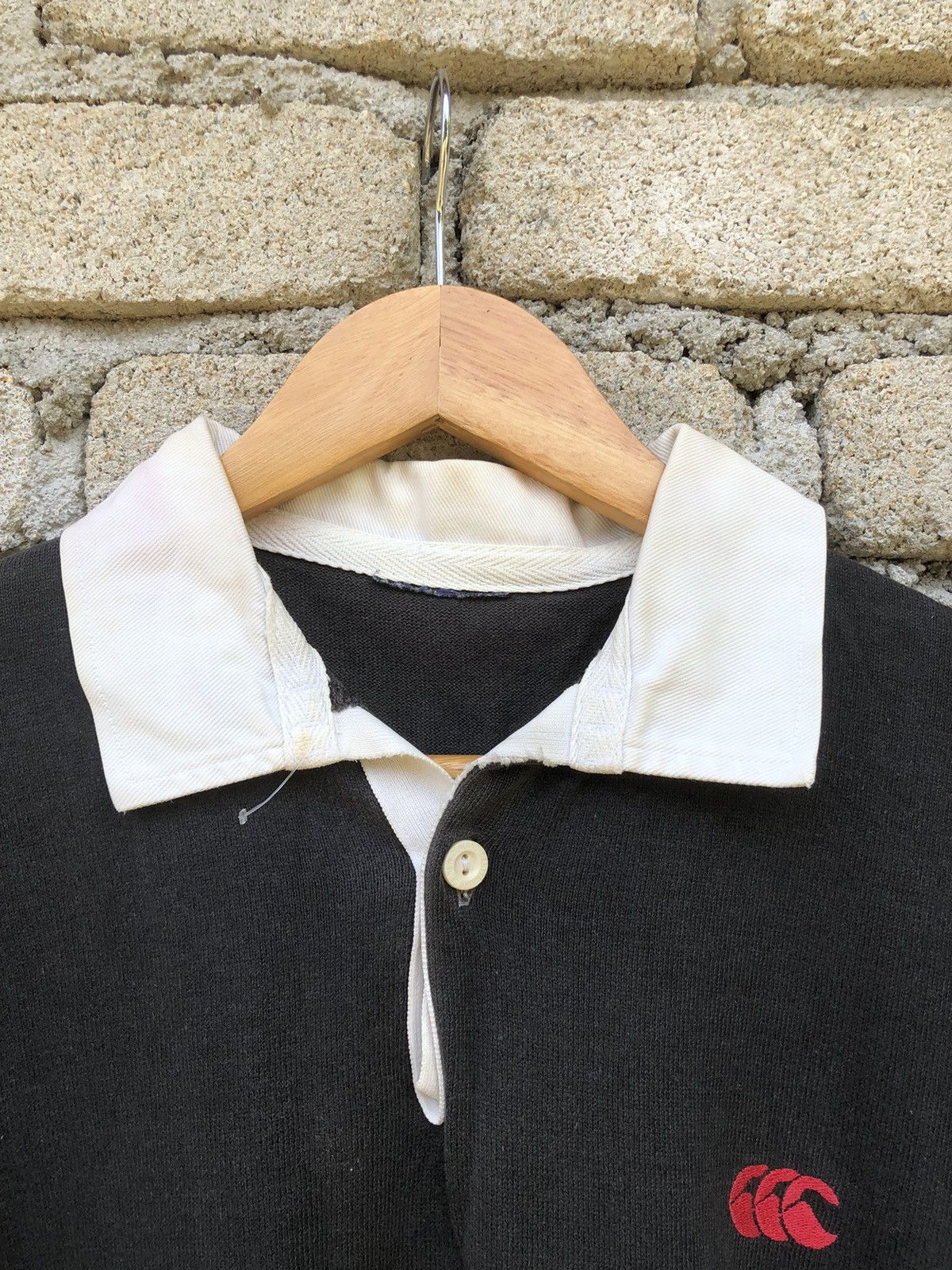 Canterbury of New Zealand Vintage Sunfaded Canterbury Polo Rugby Shirts Size US L / EU 52-54 / 3 - 5 Thumbnail