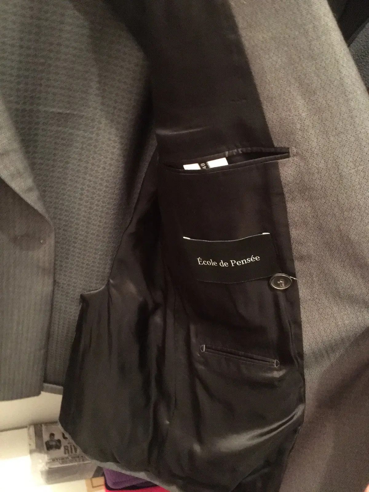 Other Ecole de Pensee Double Breasted Blazer Size 48R - 4 Thumbnail