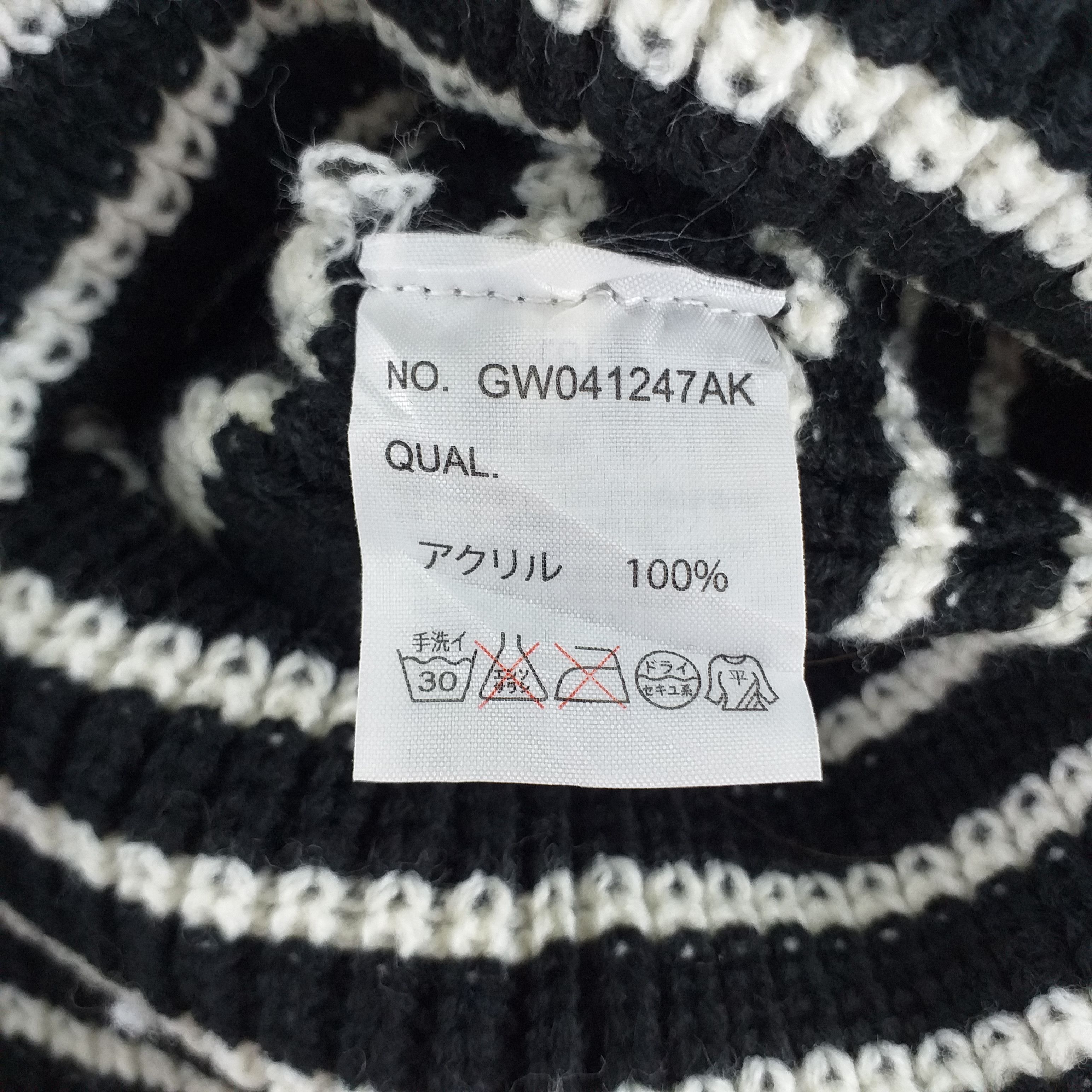 Global Work Vintage Global Work Stripes Snow Cap Hat Beanie -BN474 Size ONE SIZE - 4 Thumbnail