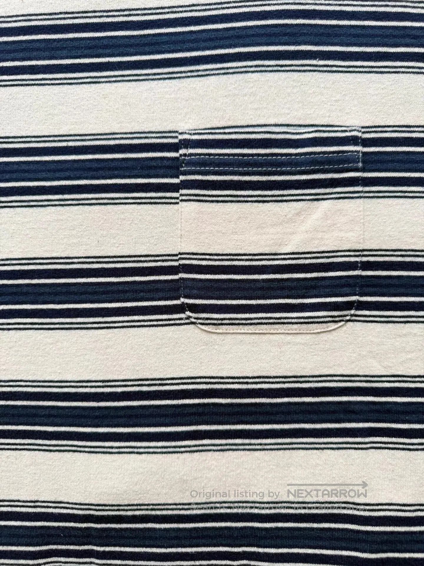 Visvim Striped Short Sleeve Pocket T. Size US XL / EU 56 / 4 - 5 Thumbnail