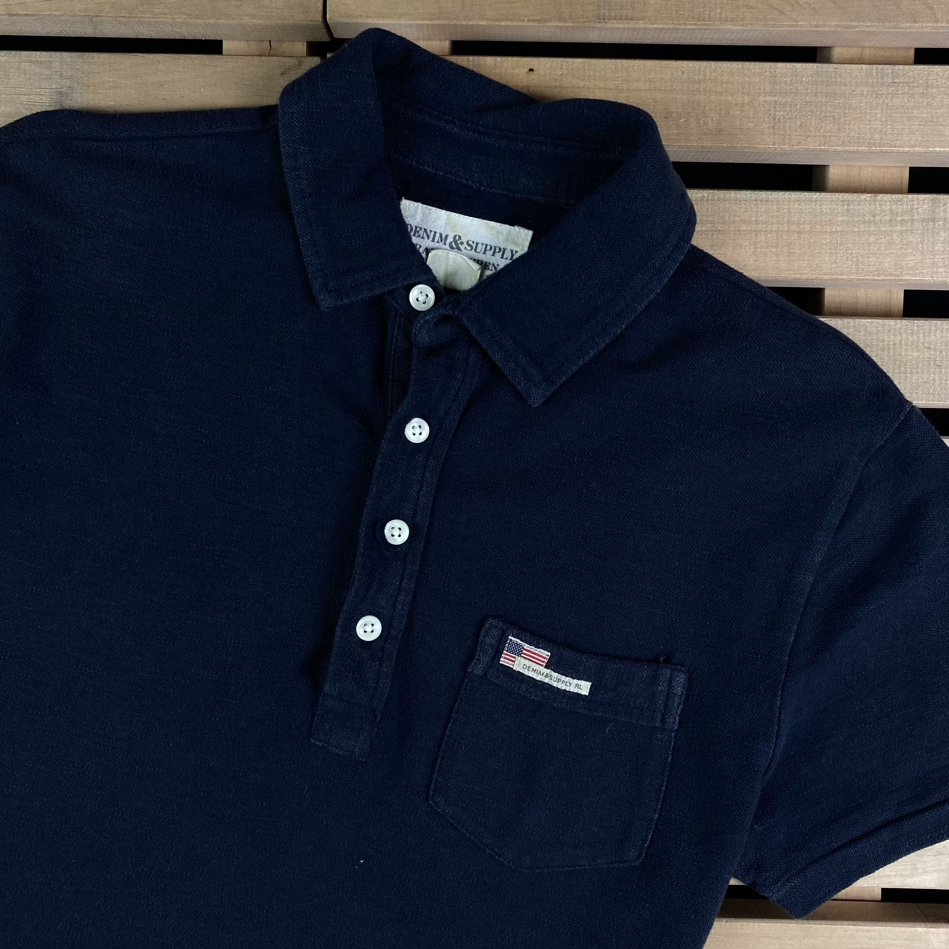 Denim & Supply Ralph Lauren × Ralph Lauren Mens Polo T-Shirt Denim&Supply Ralph Lauren Size S Size US S / EU 44-46 / 1 - 2 Thumbnail