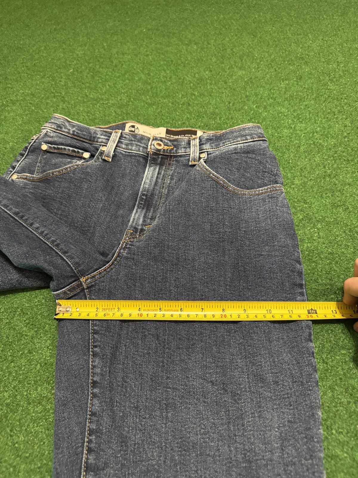 Levi's Levis Silvertab Mom Jeans 32x27 Dark Wash Denim Jeans Size 32" / US 10 / IT 46 - 10 Thumbnail