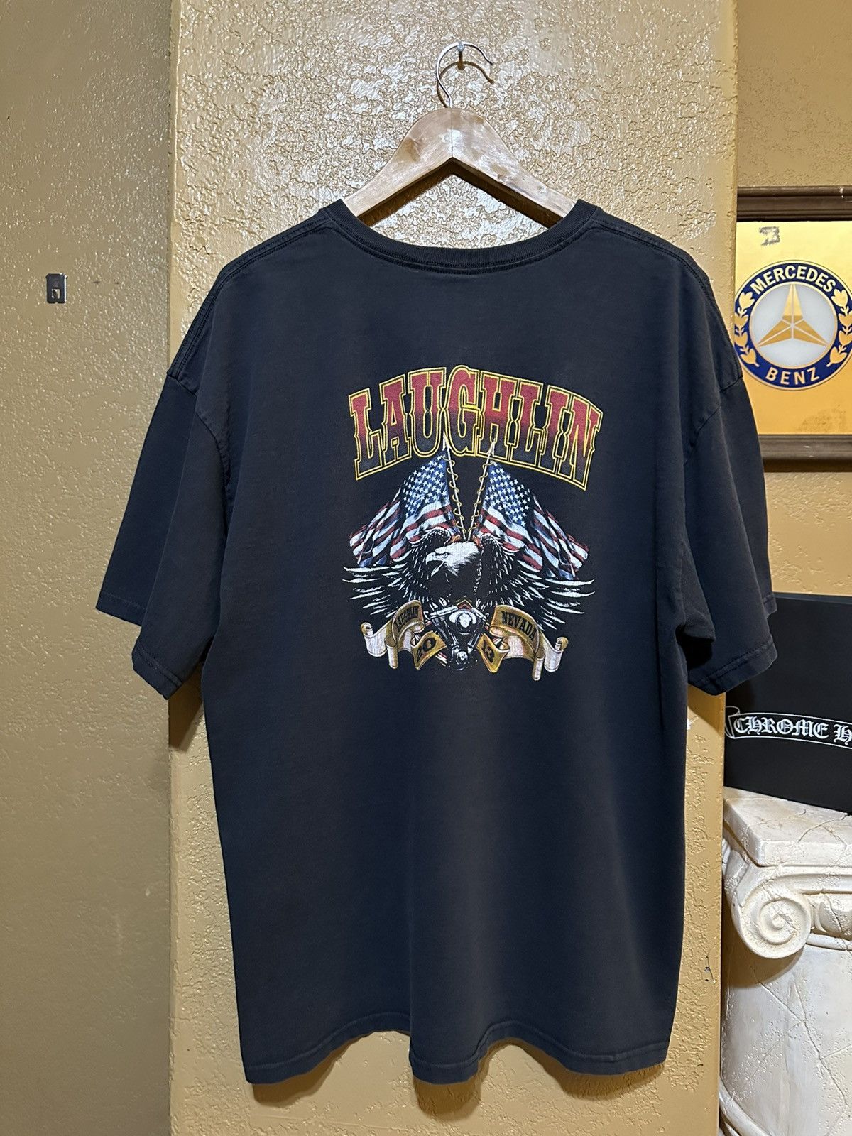 4GSELLER FADED Choppers Motorcycle Laughlin Nevada Tee XL Size US XL / EU 56 / 4 - 1 Thumbnail
