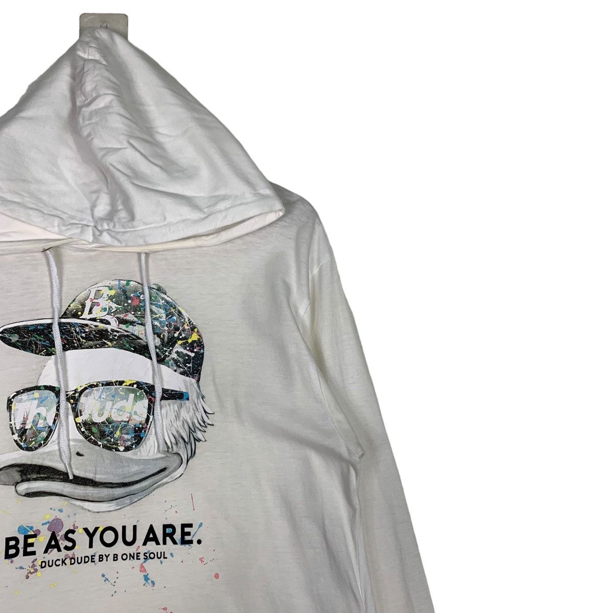 Japanese Brand B ONE SOUL Duck Dude Big Logo Pullover Hoodies #0595-C28 Size US M / EU 48-50 / 2 - 5 Thumbnail