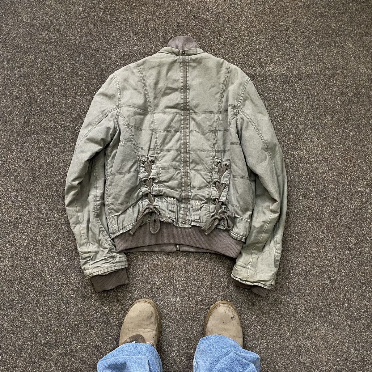 20471120 Vintage Y2K COTTON Jacket JAPAN Punk Opium BALENCIAGA Style Size M / US 6-8 / IT 42-44 - 5 Thumbnail