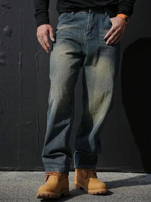Jean Mayuzumi x eko Casual Fit VIntage 90s Jeans Denim Size US 32 / EU 48 - 3 Thumbnail