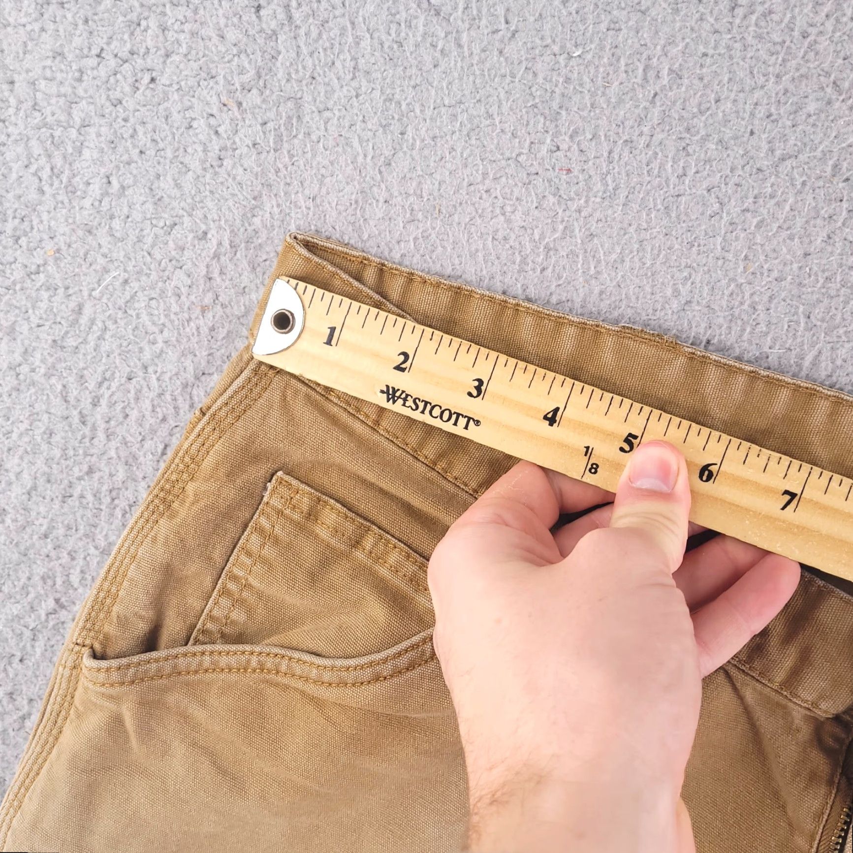 Vintage Ridgecut Toughwear Pants Mens 36x30 Brown Canvas Work Distressed Straight Cotton Size US 36 / EU 52 - 5 Thumbnail