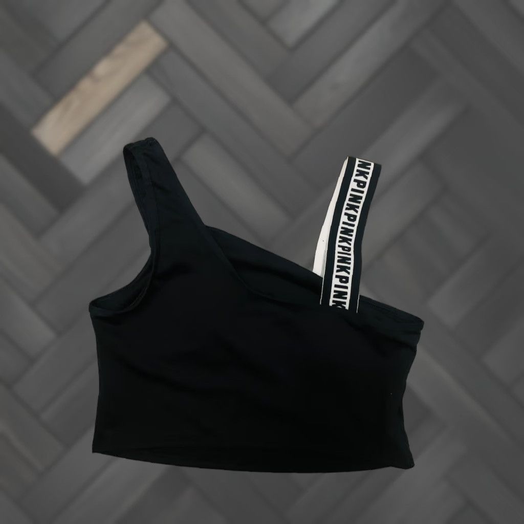 Victoria's Secret Victoria's Secret ULTIMATE Unlined Black Off Shoulder w/ Strap Sports Bra Medium Women Sports Bra Unlined Black Strap Victoria Sport M Regular Size ONE SIZE - 1 Thumbnail